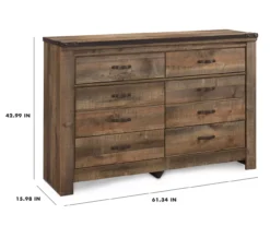 Trinell 6-Drawer Dresser -Happy Home Area 810337767 9