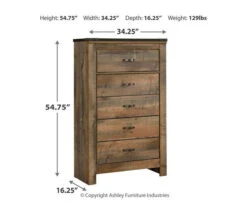Trinell 5-Drawer Chest -Happy Home Area 810337768 8