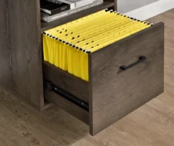 Distressed Brown Oak Desk -Happy Home Area 810369306 3