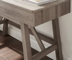 Margo Gray 2-Drawer Wood Desk -Happy Home Area 810386284 A0 8