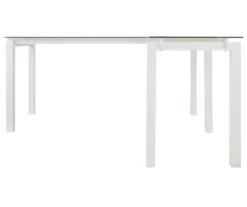 Baraga White L-Shaped Corner Desk -Happy Home Area 810389269 7