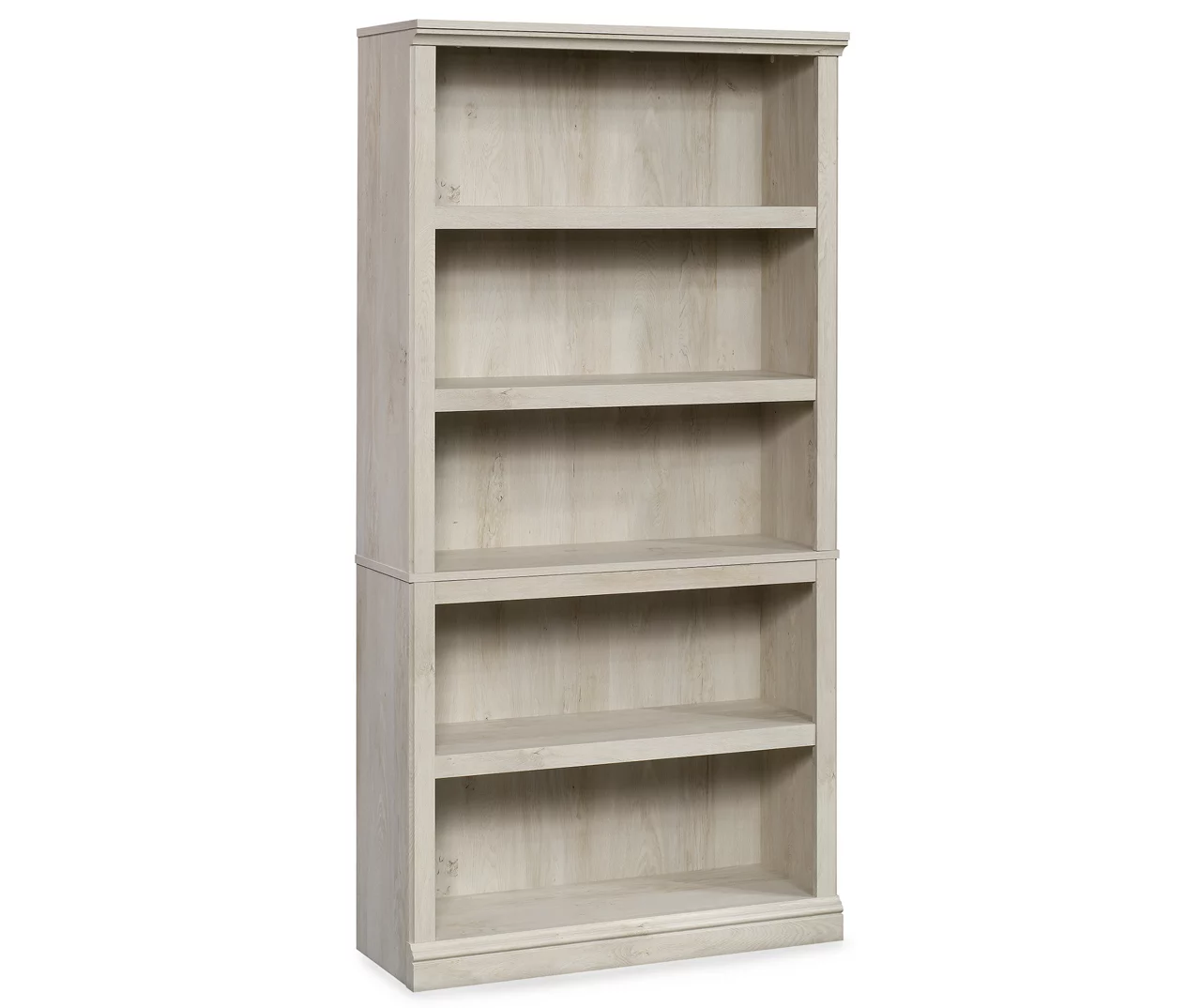Chalked Chestnut Tan 5-Shelf Bookcase 1 Chalked Chestnut Tan 5-Shelf Bookcase