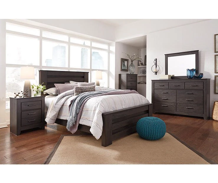 Brinxton Charcoal Full/Queen Headboard 1 Brinxton Charcoal Full/Queen Headboard