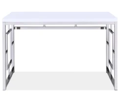 Alize Chrome Geometric Desk