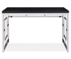Alize Chrome Geometric Desk -Happy Home Area 810422879 2
