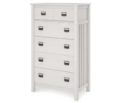 Deveronne Ivory Oak 5-Drawer Dresser