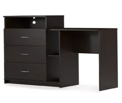 Chevil Espresso Media Dresser & Desk -Happy Home Area 810465132 4