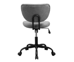 Gray Fabric Office Chair -Happy Home Area 810465634 3