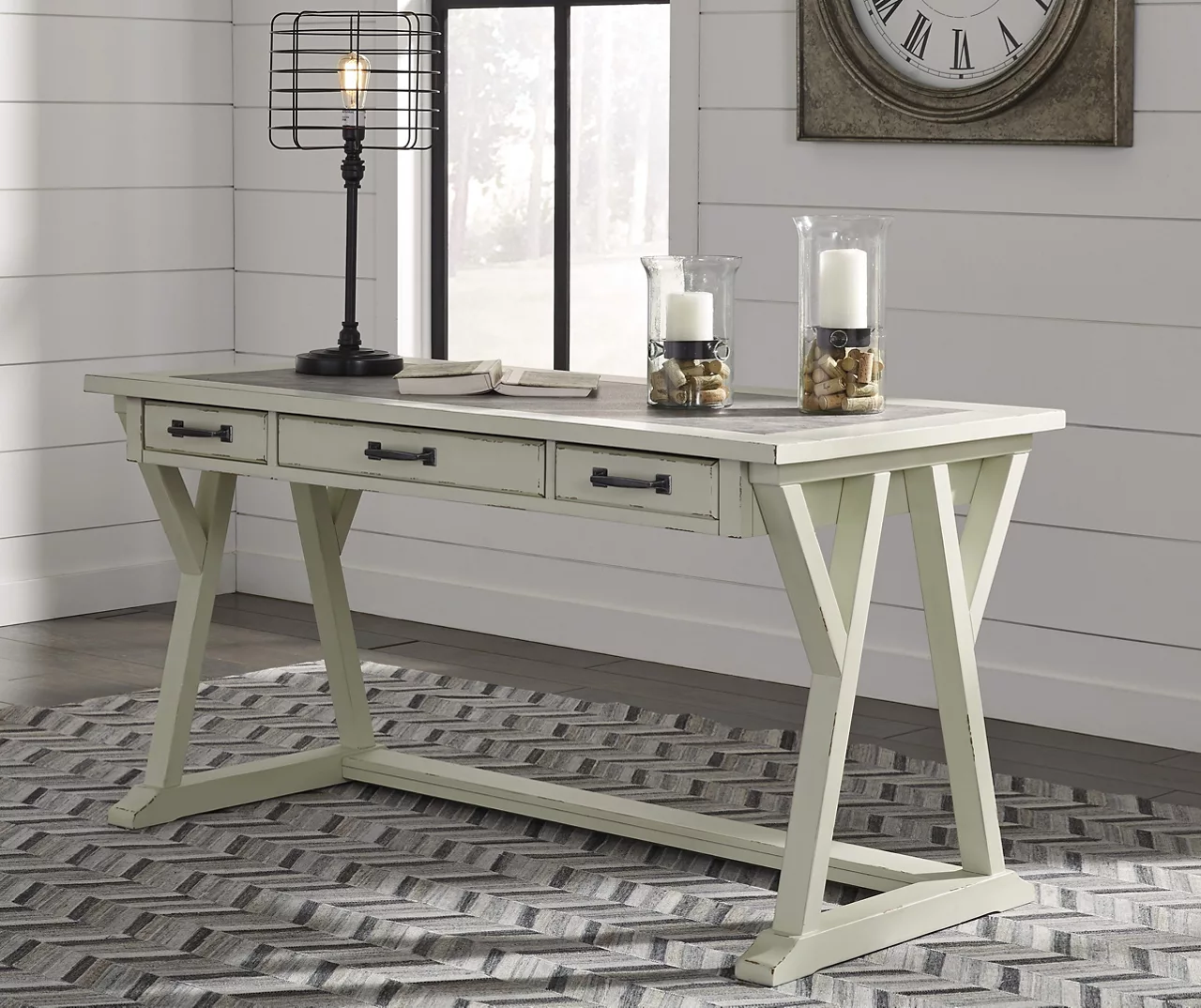 Jonileene White-Gray Desk 2 Jonileene White-Gray Desk - Image 2