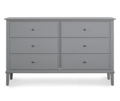 Happy Home Area 34 Somerville Gray 6-Drawer Dresser