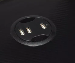 Black LED Gaming Desk With Riser -Happy Home Area 810499569 9