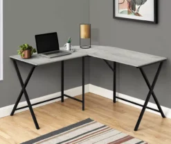 Monarch X Leg L-Shaped Corner Desk -Happy Home Area 810502797 1