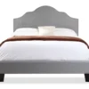 Lombard Light Gray Queen Upholstered Bed