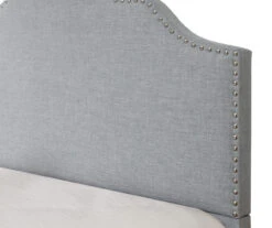 Lombard Light Gray Queen Upholstered Bed -Happy Home Area 810507931 5