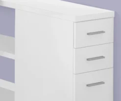 White Reversible L-Shaped Corner Desk 8 White Reversible L-Shaped Corner Desk -Happy Home Area 810512940 4