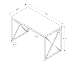 Monarch Reclaimed Office Desk -Happy Home Area 810512959 10