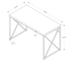 Monarch Reclaimed Office Desk -Happy Home Area 810512961 3