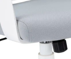 White & Gray Executive Office Chair -Happy Home Area 810512972 9