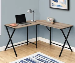 Monarch X Leg L-Shaped Corner Desk -Happy Home Area 810512975 1
