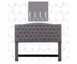 Gray Celeste Upholstered Queen Headboard -Happy Home Area 810513487