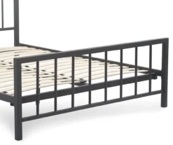 Black Evans King Platform Bed 24 Black Evans King Platform Bed -Happy Home Area 810513490 11