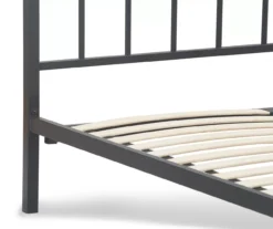 Black Evans King Platform Bed 26 Black Evans King Platform Bed -Happy Home Area 810513490 13