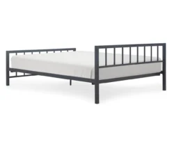 Black Evans King Platform Bed 36 Black Evans King Platform Bed -Happy Home Area 810513490 18
