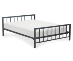 Black Evans King Platform Bed 21 Black Evans King Platform Bed -Happy Home Area 810513490 2