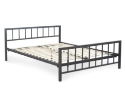 Black Evans King Platform Bed 22 Black Evans King Platform Bed -Happy Home Area 810513490 3