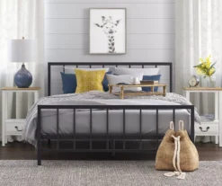 Black Evans King Platform Bed 27 Black Evans King Platform Bed -Happy Home Area 810513490 4