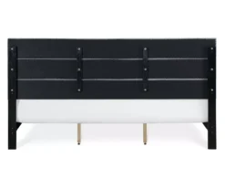 Gray Hudson King Upholstered Linen Fabric Bed -Happy Home Area 810513494 16