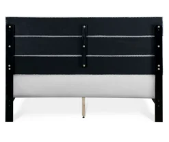 Gray Hudson Queen Upholstered Linen Fabric Bed -Happy Home Area 810513495 16