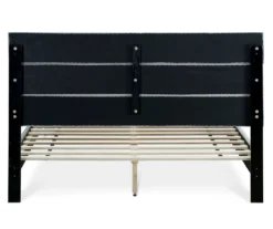 Gray Hudson Queen Upholstered Linen Fabric Bed -Happy Home Area 810513495 17