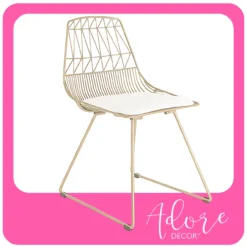 Vivi Metal Dining Chairs, 2-Pack -Happy Home Area 810513496