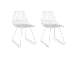 Vivi Metal Dining Chairs, 2-Pack -Happy Home Area 810513498 1