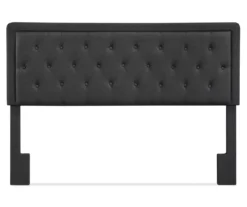 Charcoal Gray Amery Upholstered King Headboard -Happy Home Area 810513527 10