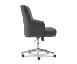 Leighton Dark Gray Memory Foam Fabric Office Chair 15 Leighton Dark Gray Memory Foam Fabric Office Chair -Happy Home Area 810513537 10