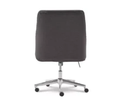 Leighton Dark Gray Memory Foam Fabric Office Chair 16 Leighton Dark Gray Memory Foam Fabric Office Chair -Happy Home Area 810513537 12