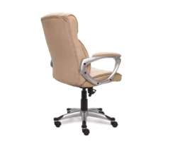 Fawn Tan Linen Executive Office Chair 11 Fawn Tan Linen Executive Office Chair -Happy Home Area 810513549 6