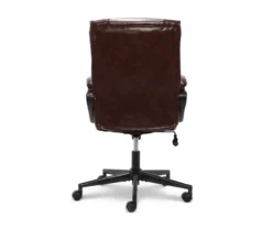 Hannah Brown Bonded Leather Office Chair 34 Hannah Brown Bonded Leather Office Chair -Happy Home Area 810513551 13