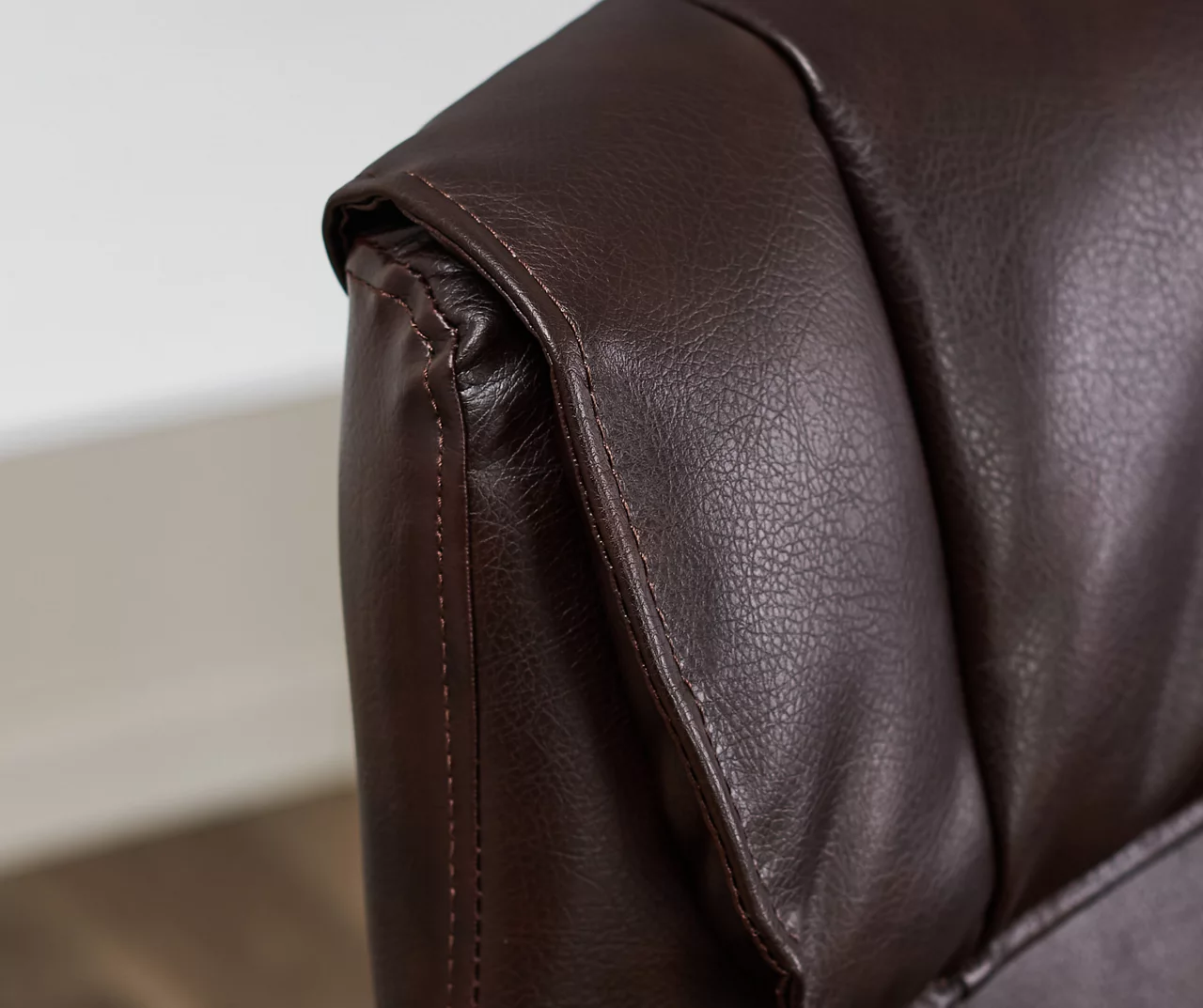 Hannah Brown Bonded Leather Office Chair 4 Hannah Brown Bonded Leather Office Chair - Image 4