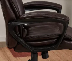 Hannah Brown Bonded Leather Office Chair 24 Hannah Brown Bonded Leather Office Chair -Happy Home Area 810513551 5