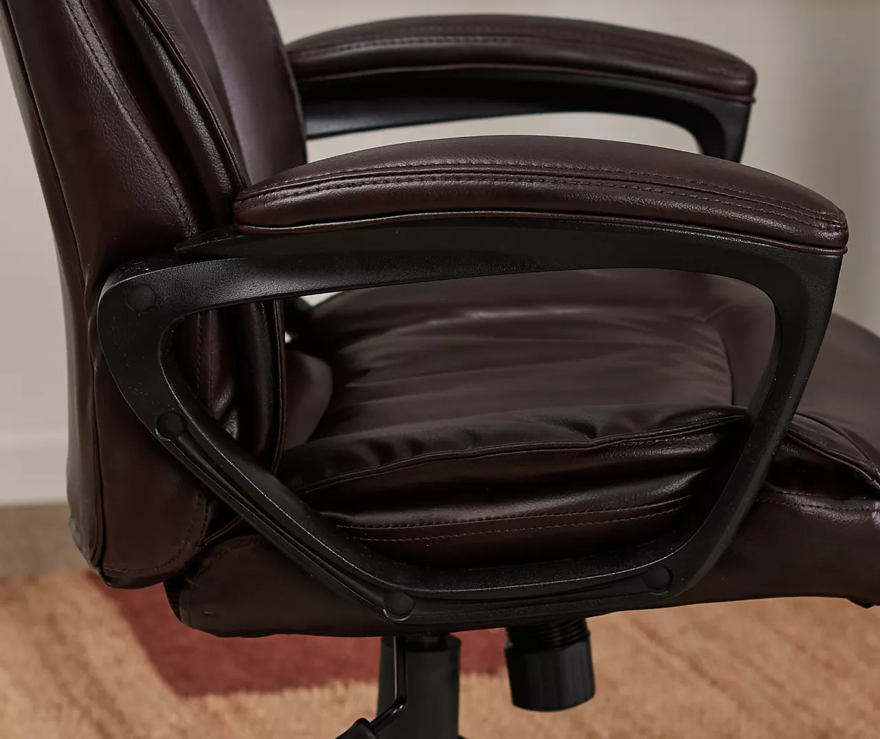 Hannah Brown Bonded Leather Office Chair 5 Hannah Brown Bonded Leather Office Chair - Image 5