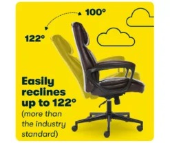 Hannah Brown Bonded Leather Office Chair 26 Hannah Brown Bonded Leather Office Chair -Happy Home Area 810513551 A0 8