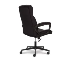 Hannah Charcoal Gray Microfiber Office Chair -Happy Home Area 810513553 11
