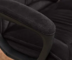 Hannah Charcoal Gray Microfiber Office Chair -Happy Home Area 810513553 5