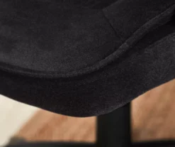 Hannah Charcoal Gray Microfiber Office Chair -Happy Home Area 810513553 6