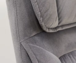 Gray & Black Executive Office Chair -Happy Home Area 810513554 5