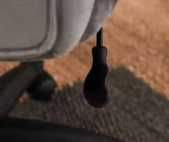 Gray & Black Executive Office Chair -Happy Home Area 810513554 8