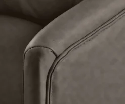 Leighton Gray Memory Foam Bonded Leather Office Chair 20 Leighton Gray Memory Foam Bonded Leather Office Chair -Happy Home Area 810513560 6